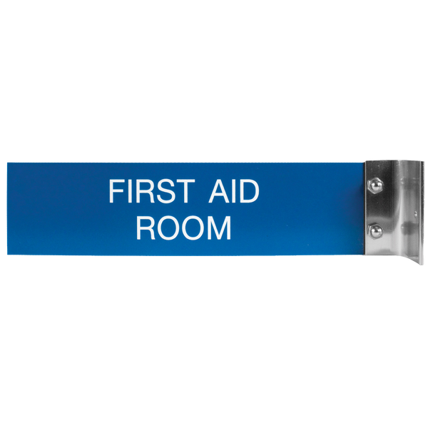 W46 - Aluminum Corridor Sign - (SILVER) Frame 2" x 10"