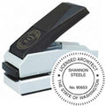 E17-755 - Plastic Desk Embosser 1-1/2" Diameter