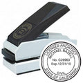 E17-816 - Plastic Desk Embosser 1-1/2" Diameter