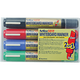 Twin-Nib 4PK Whiteboard Markers EK-525T (Assorted)