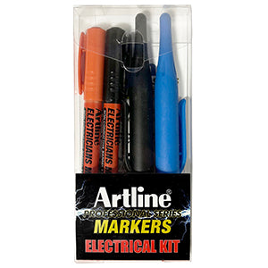 Electricians Markers Professional Series Kit 4-Pack