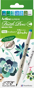 Supreme Brush Nib Botanical Set 7-Pack