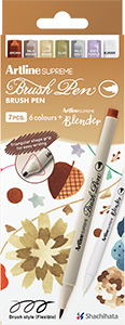 Supreme Brush Nib Earth Tones Set 7-Pack