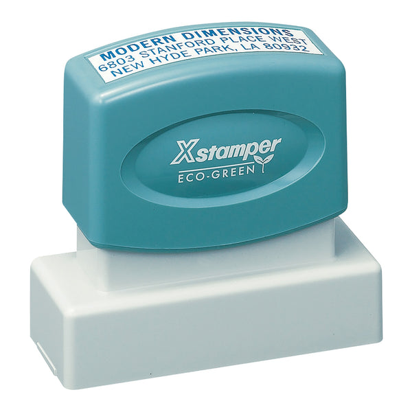 N13 - Business Address Stamp 9/16" x 2"