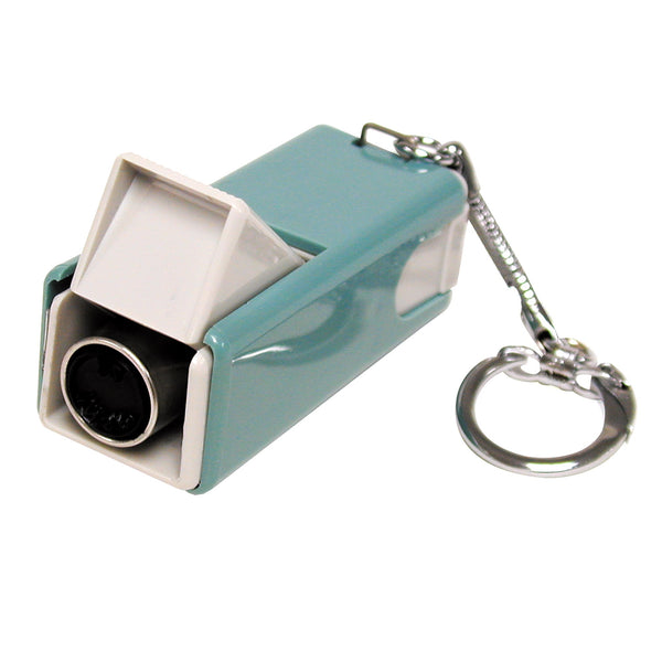 N44 - Round Flip Keychain Stamp 3/8" Diameter