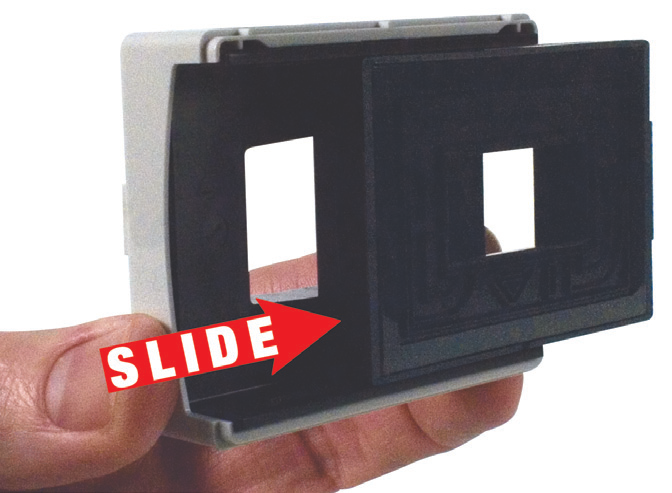 Removing the Impression Frame from the VersaDater line dater and sliding out the impression cartridge